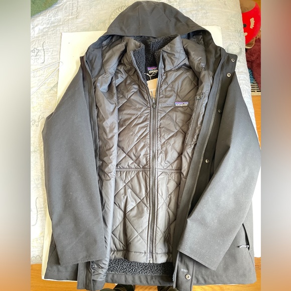 Patagonia Men’s Lone Mountain 3-in-1 Jacket Medium Black. - Picture 2 of 7